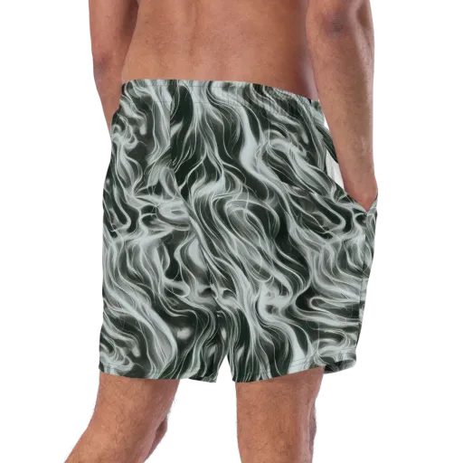 Smoke Tide on a Swim Trunks