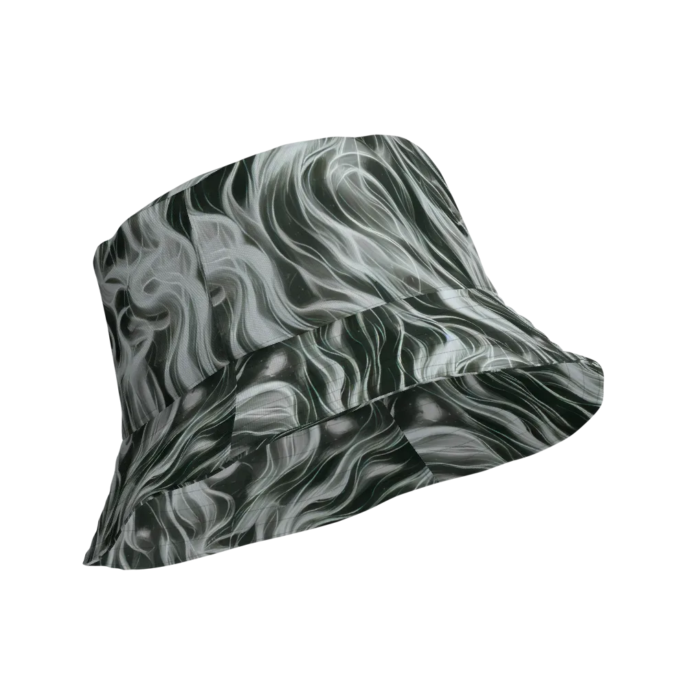 Smoke Tide on Reversible Bucket Hat — Product details Outside