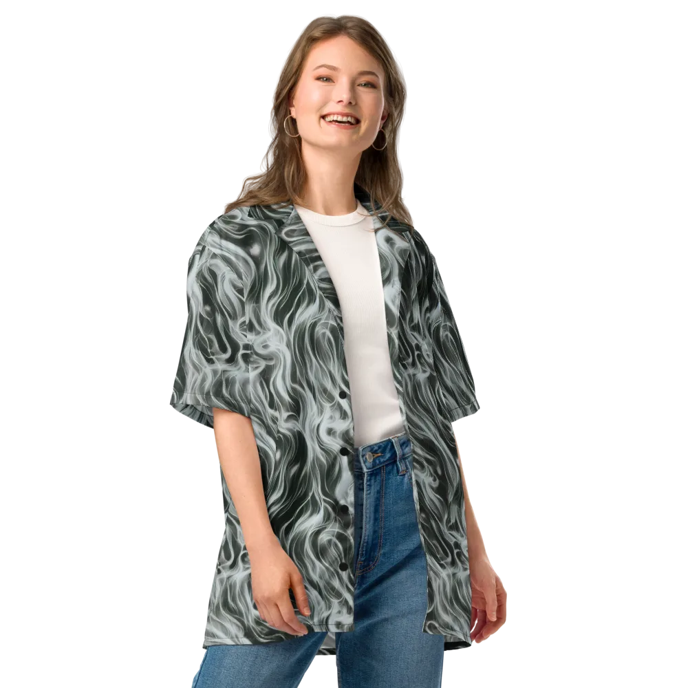 Smoke Tide on Button Shirt — Front