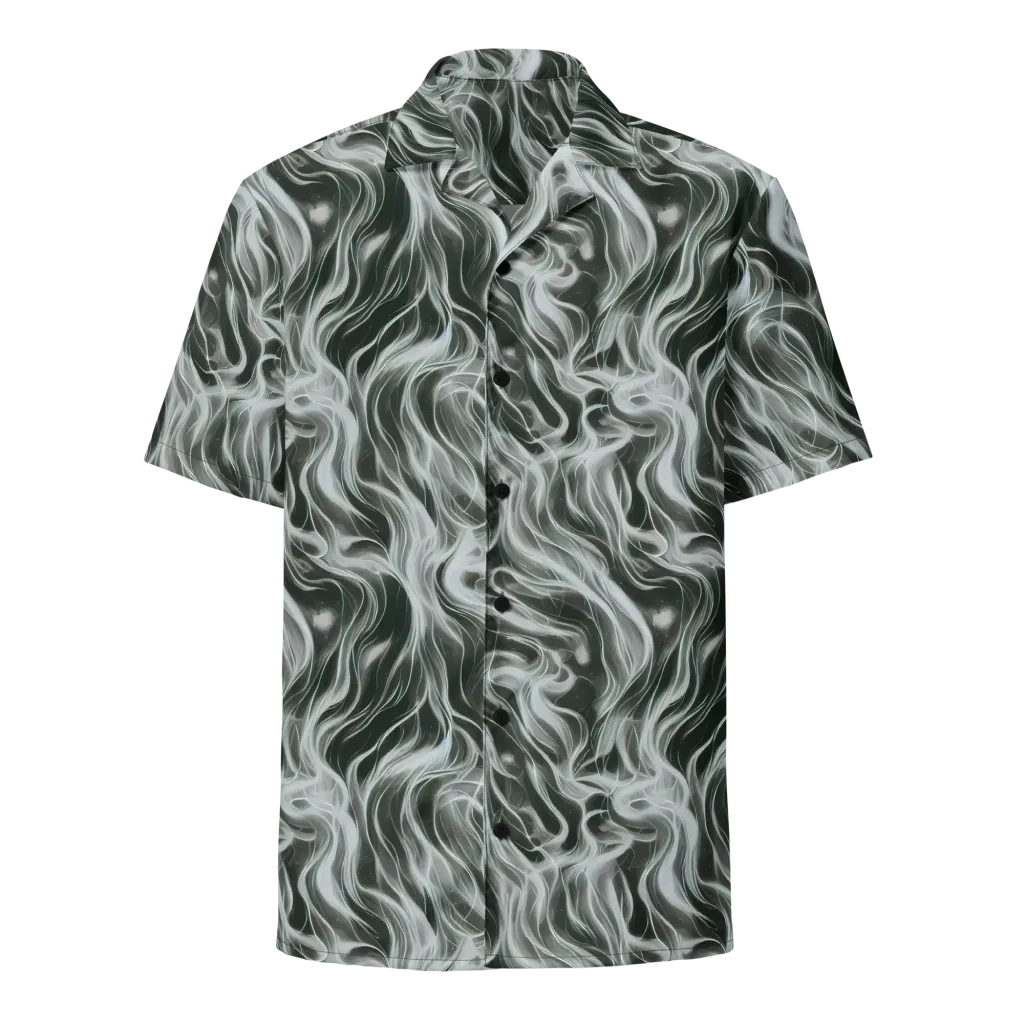 Smoke Tide on Button Shirt — Front