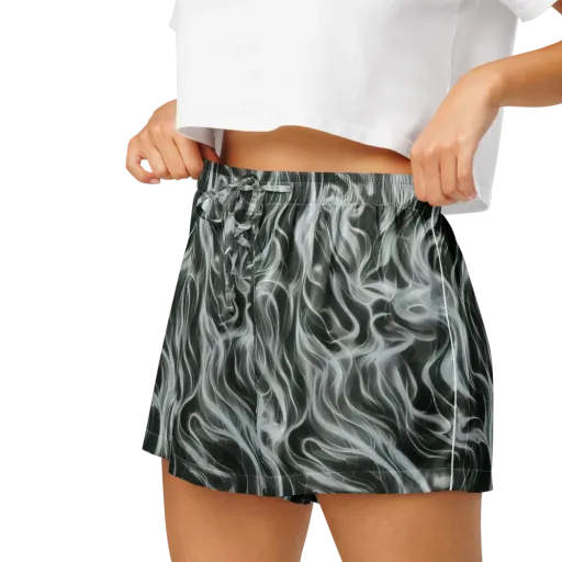Smoke Tide on a Women's Pajama Shorts
