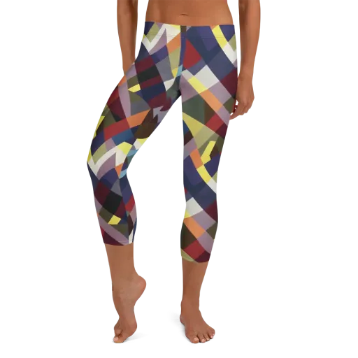 Prismatic Relay on a Capri Leggings