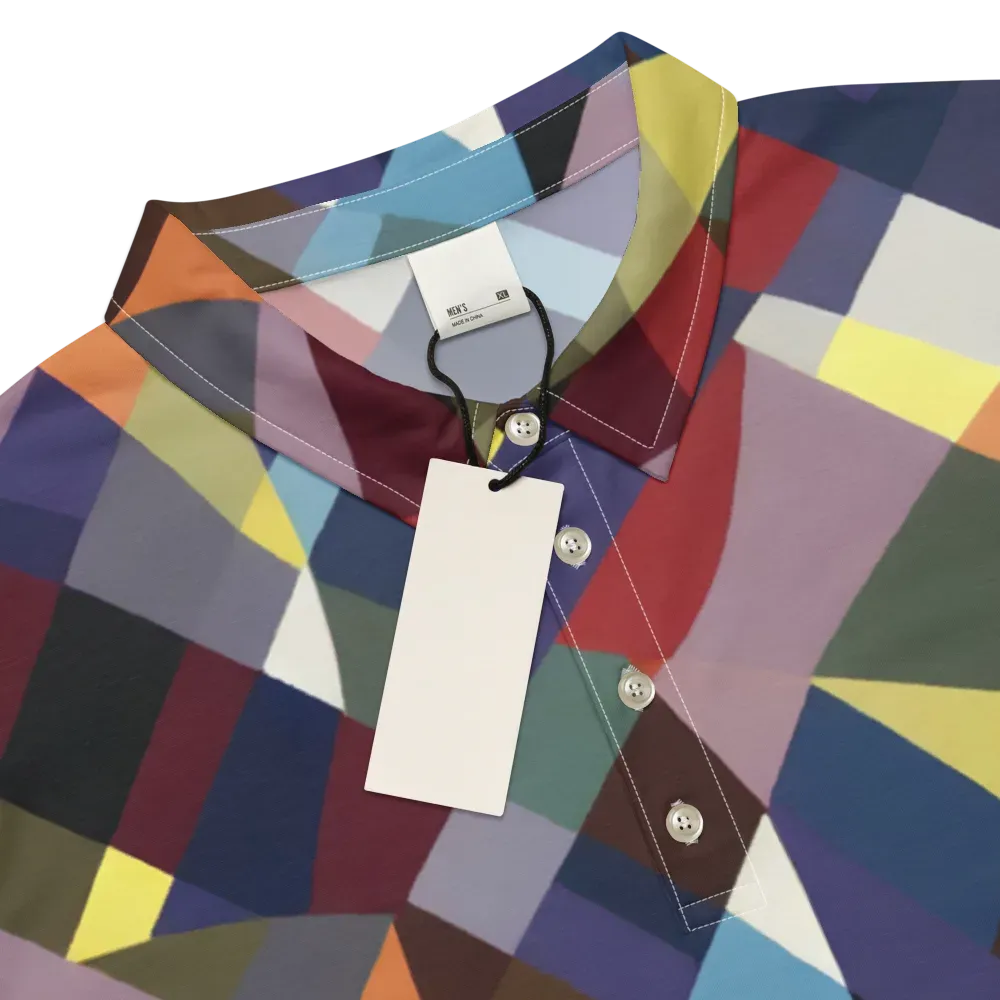 Prismatic Relay on Men's Slim Fit Polo Shirt — Product details