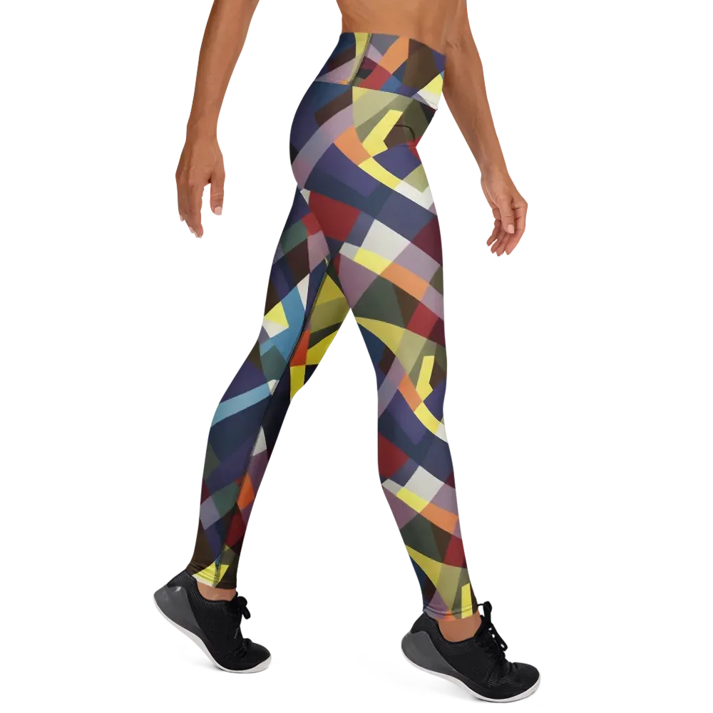 Prismatic Relay on Yoga Leggings — Right