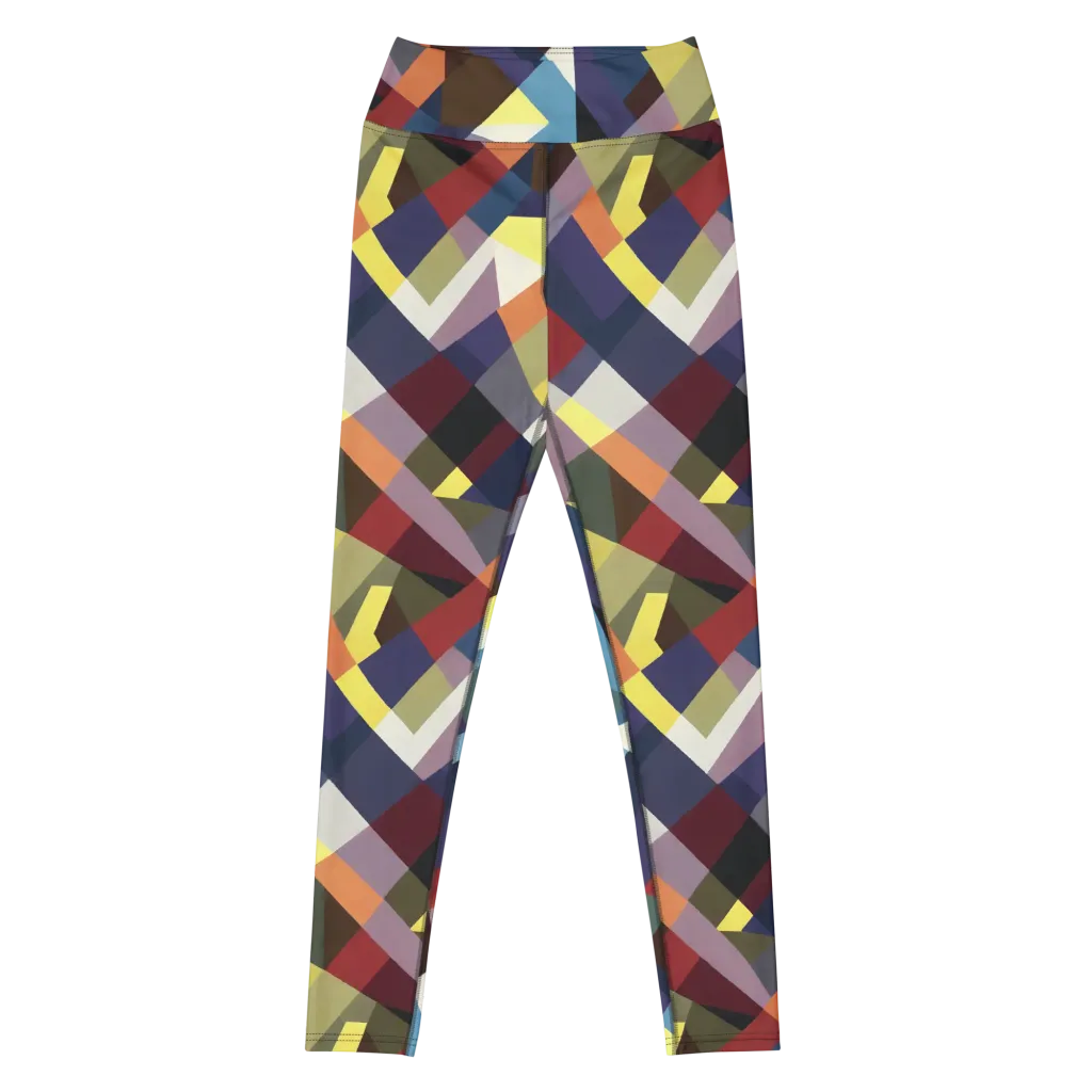 Prismatic Relay on Yoga Leggings — Front
