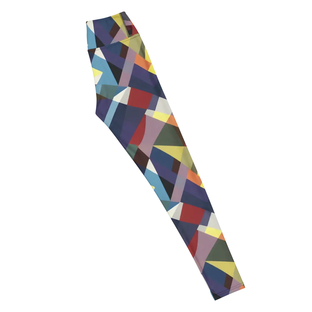 Prismatic Relay on Yoga Leggings — Right