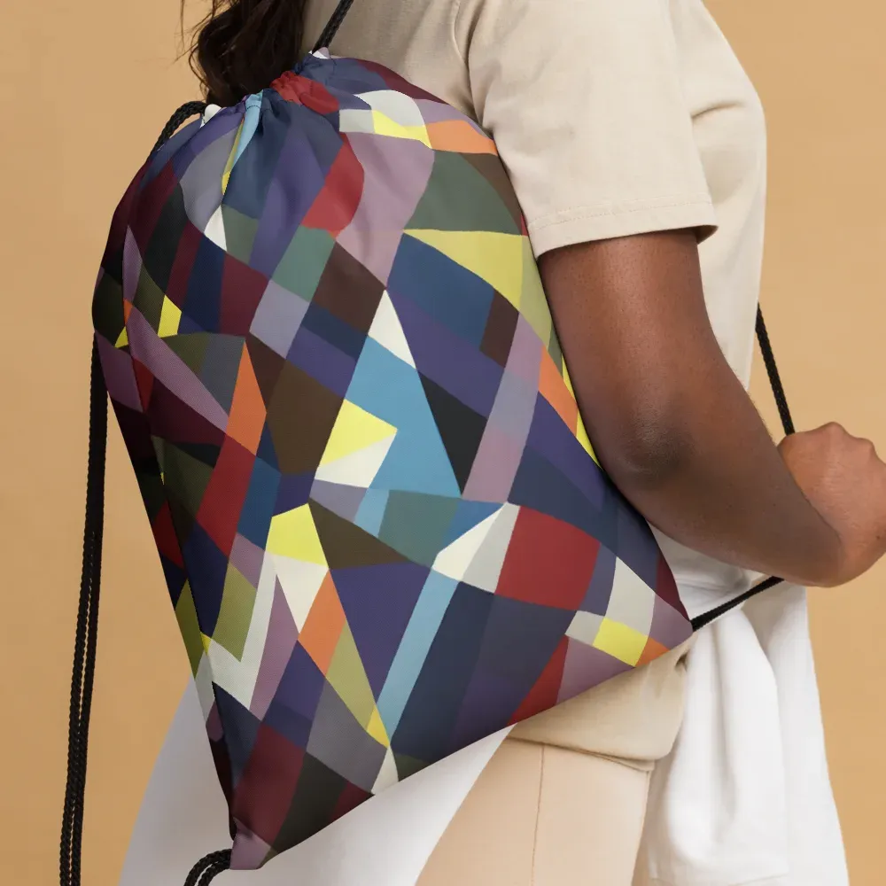 Prismatic Relay on Drawstring Bag — Front