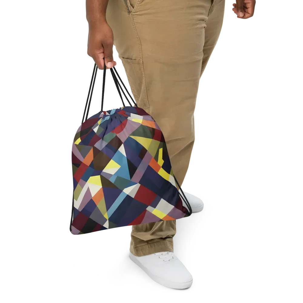 Prismatic Relay on Drawstring Bag — Front