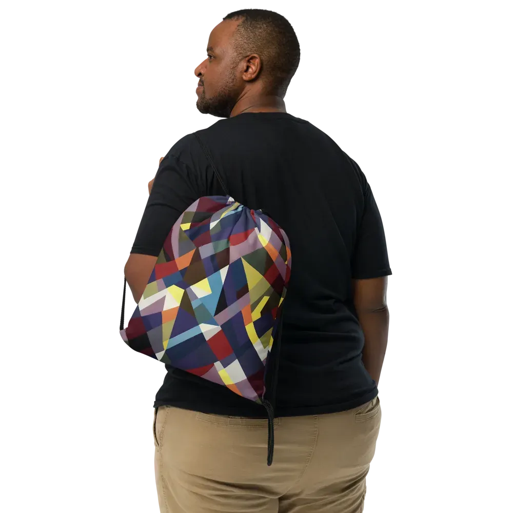 Prismatic Relay on Drawstring Bag — Front