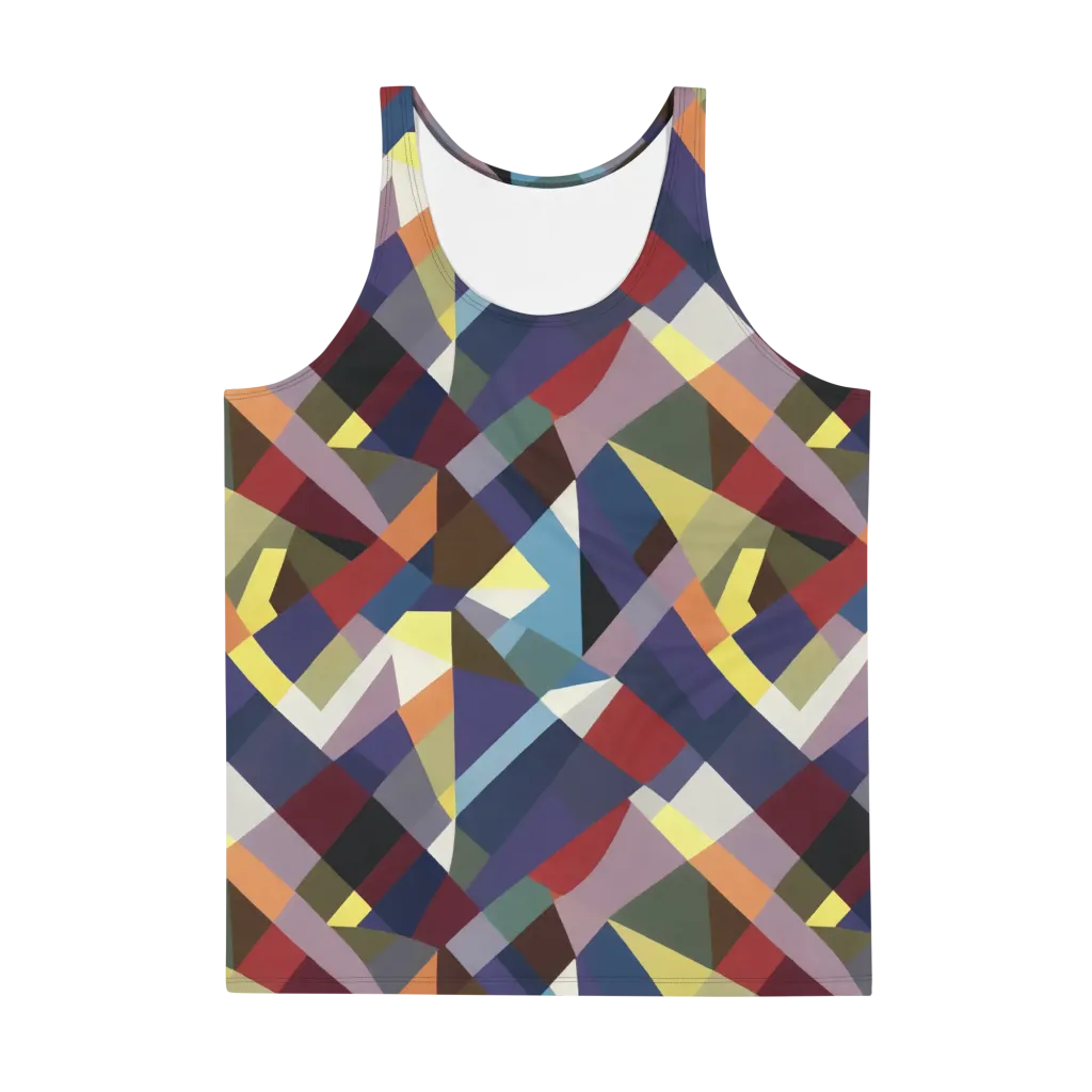 Prismatic Relay on Men's Tank Top — Front