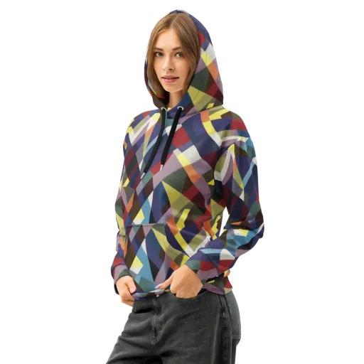 Prismatic Relay on a Cotton Hoodie