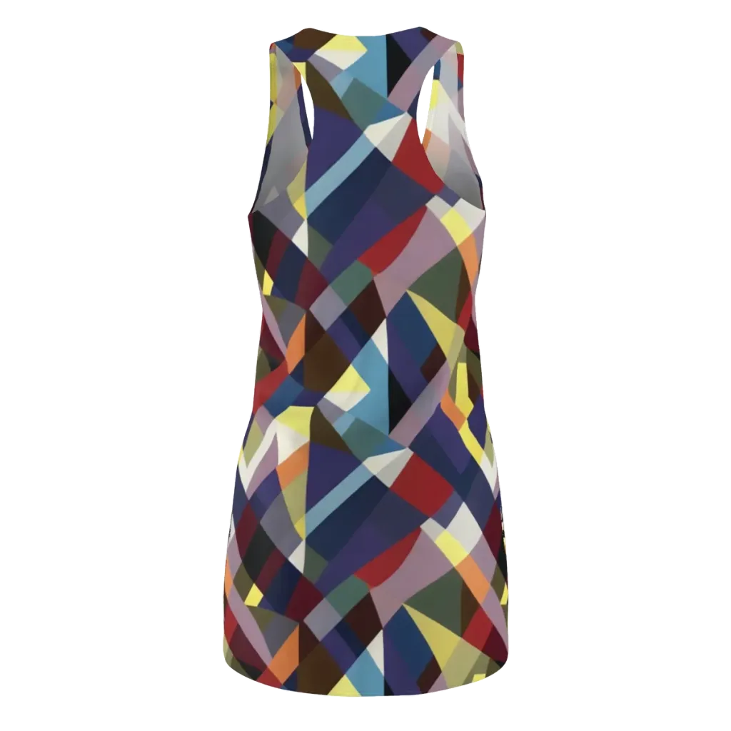 Prismatic Relay on Racerback Dress — Back
