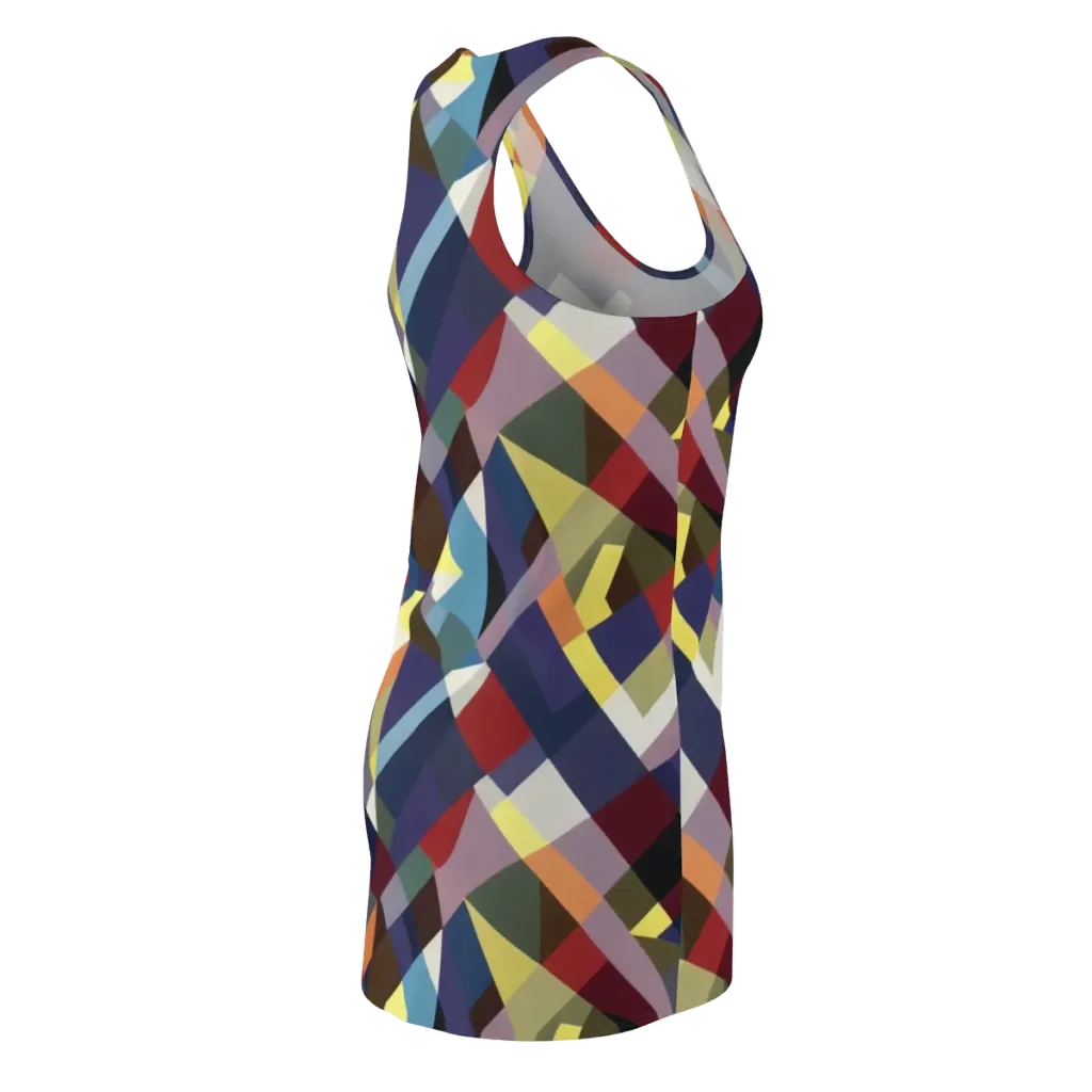 Prismatic Relay on Racerback Dress — Back Side