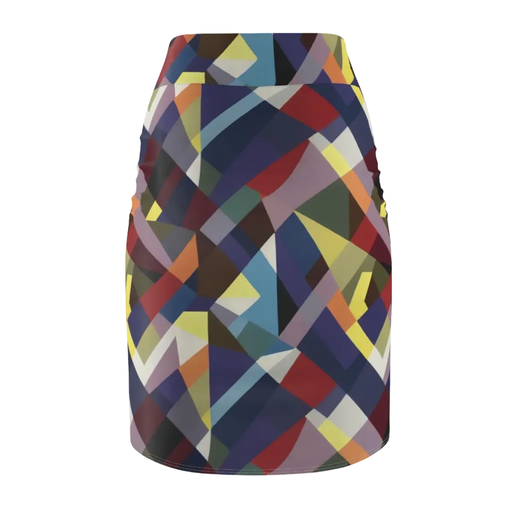 Prismatic Relay on Pencil Skirt — Back