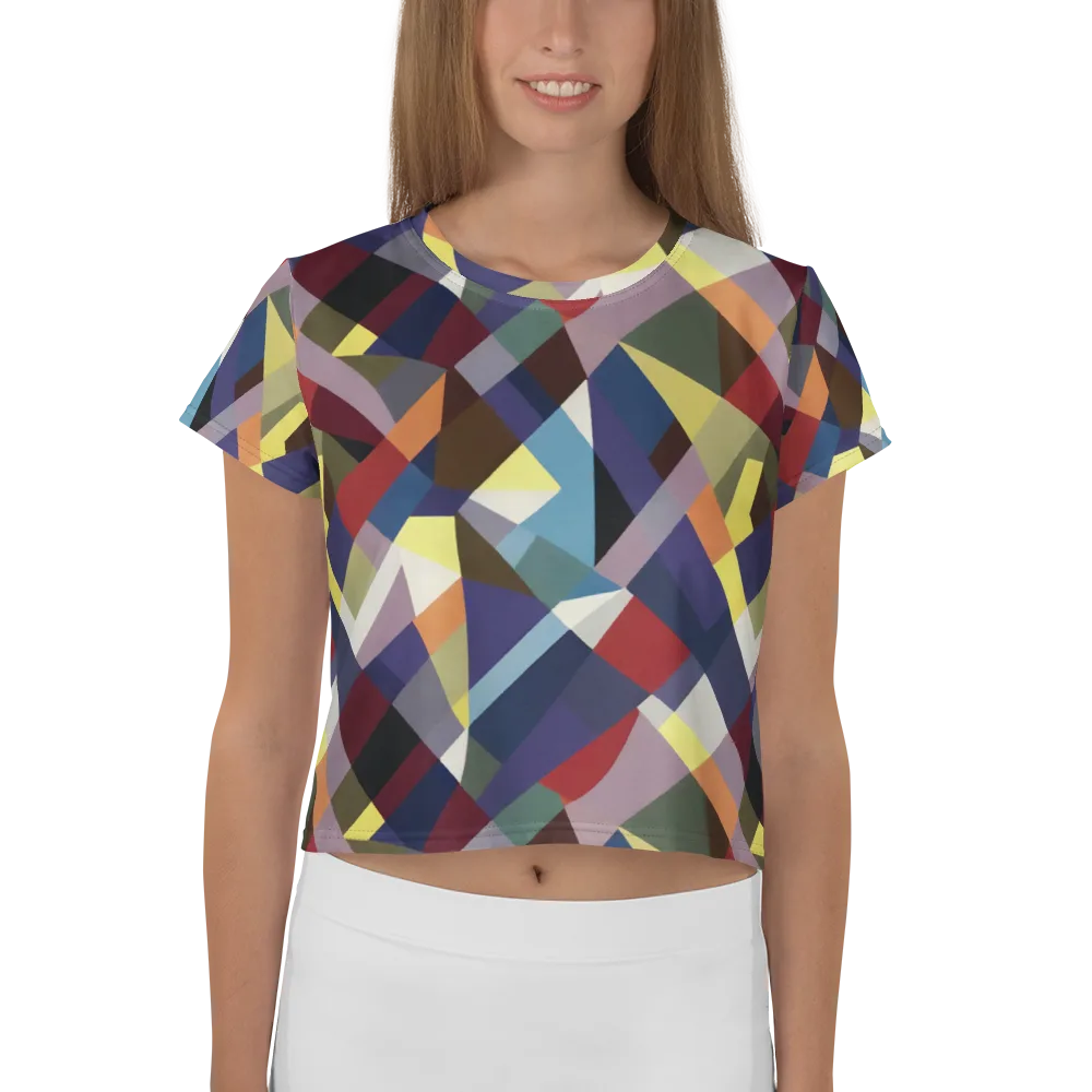 Prismatic Relay on Crop Tee — Front