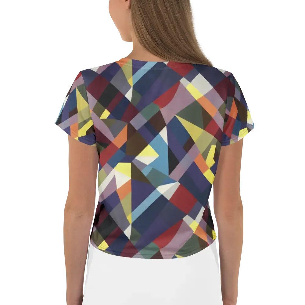Prismatic Relay on Crop Tee — Back