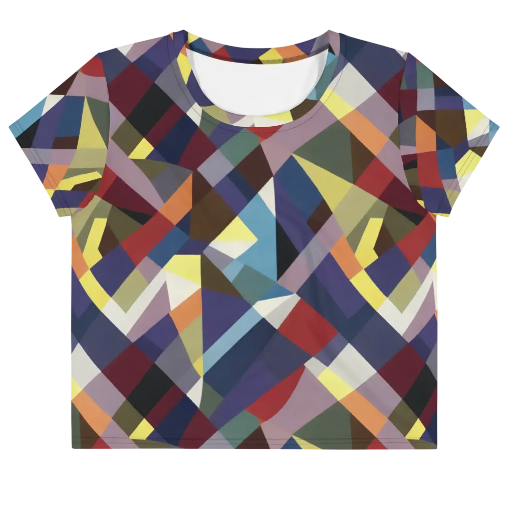 Prismatic Relay on Crop Tee — Front