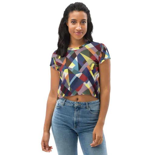 Prismatic Relay on a Crop Tee