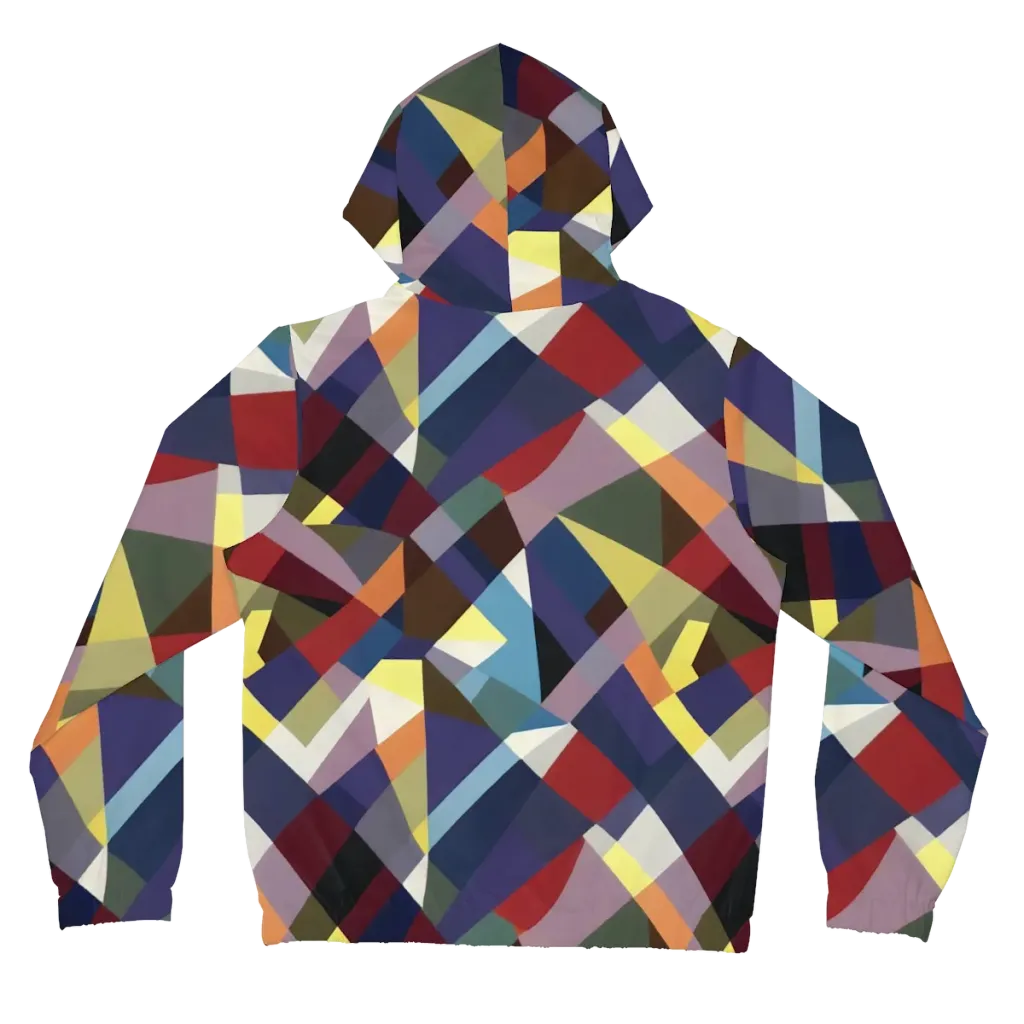 Prismatic Relay on Women's Full-Zip Hoodie — Back
