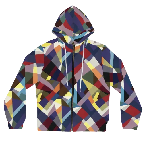 Prismatic Relay on a Women's Full-Zip Hoodie