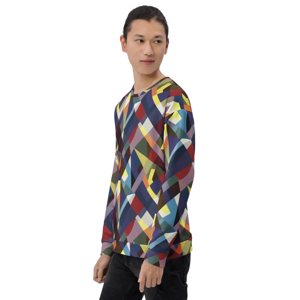 Prismatic Relay on Sweatshirt — Left Front