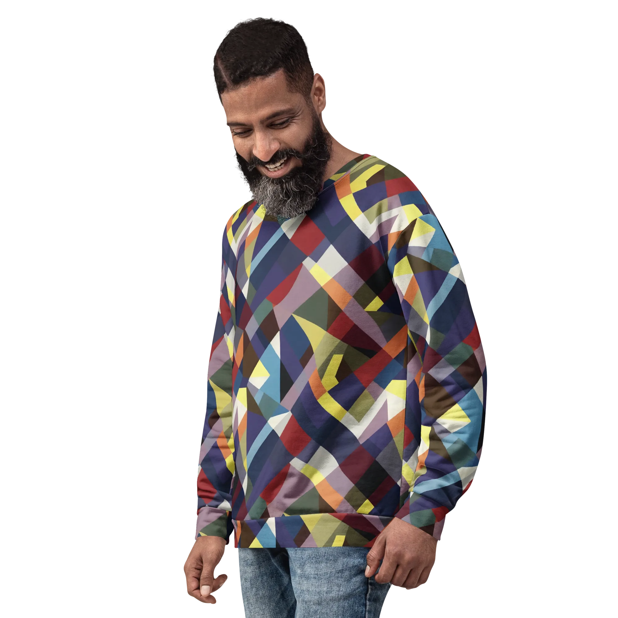 Prismatic Relay on Sweatshirt — Left Front