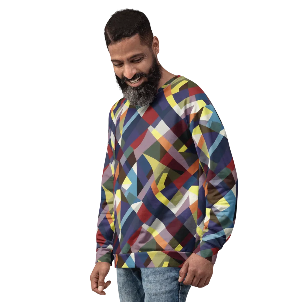 Prismatic Relay on Sweatshirt — Left Front