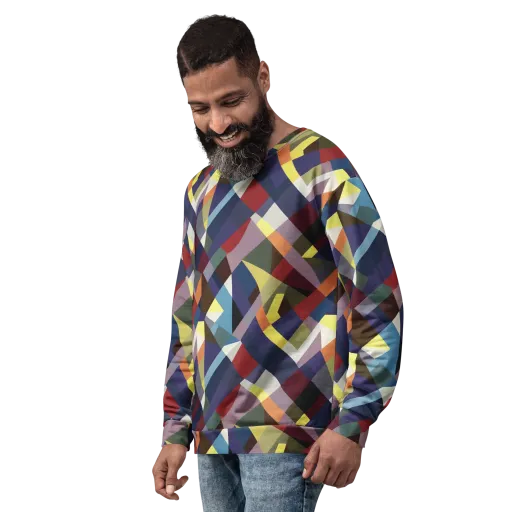 Prismatic Relay on a Sweatshirt