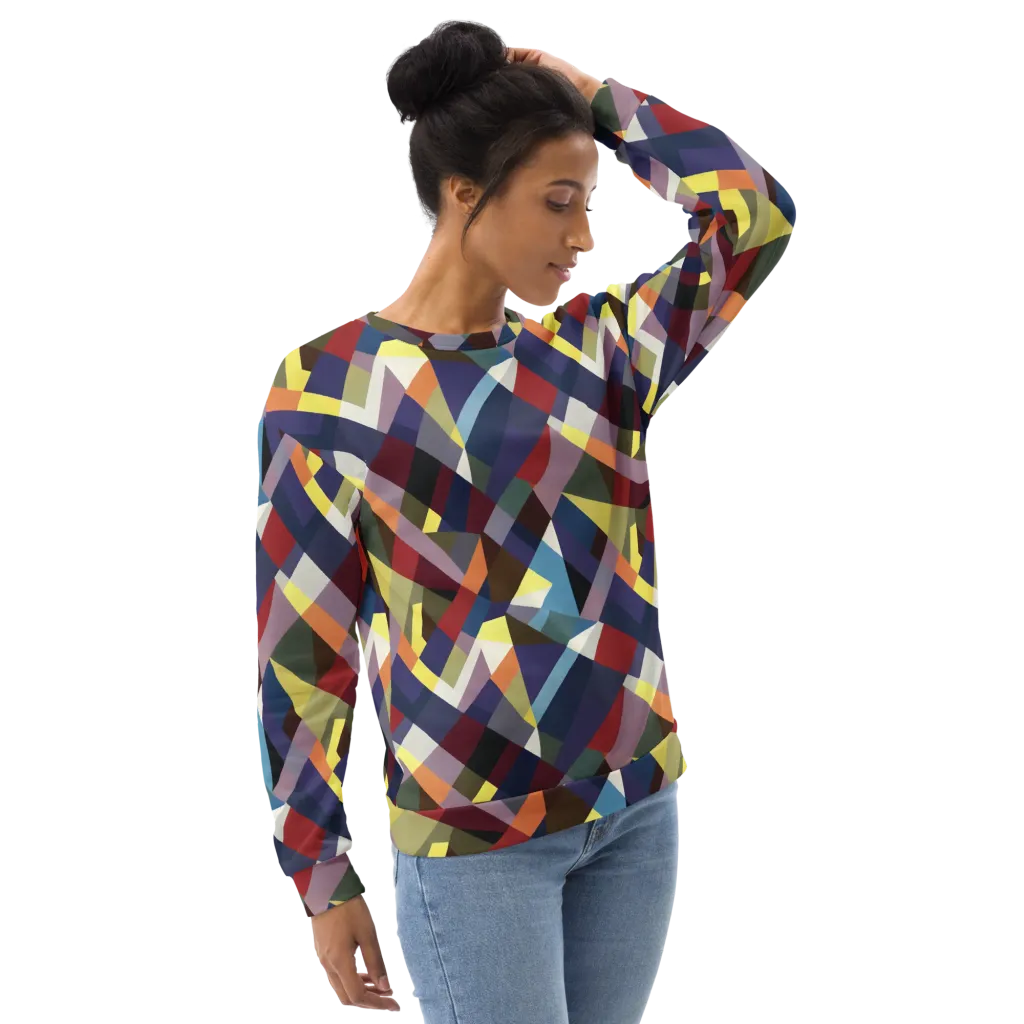 Prismatic Relay on Sweatshirt — Right Front