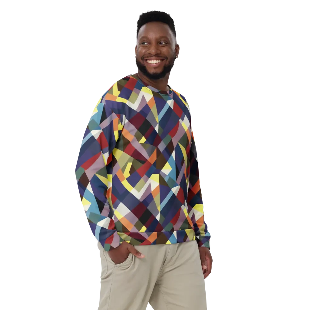 Prismatic Relay on Sweatshirt — Front