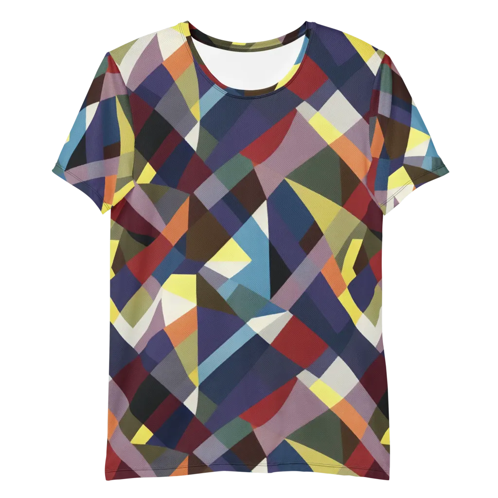 Prismatic Relay on Men's Athletic T-Shirt — Front