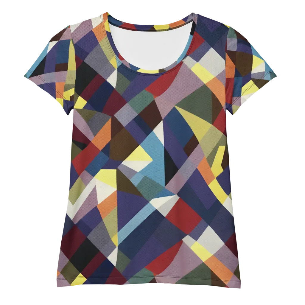Prismatic Relay on Women's Athletic T-Shirt — Front