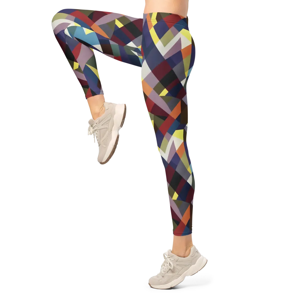 Prismatic Relay on Leggings — Left