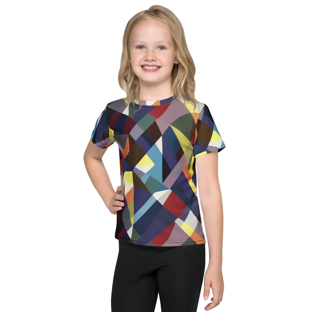 Prismatic Relay on Kids Crew Neck T-Shirt — Front