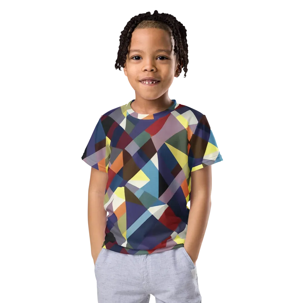 Prismatic Relay on Kids Crew Neck T-Shirt — Front