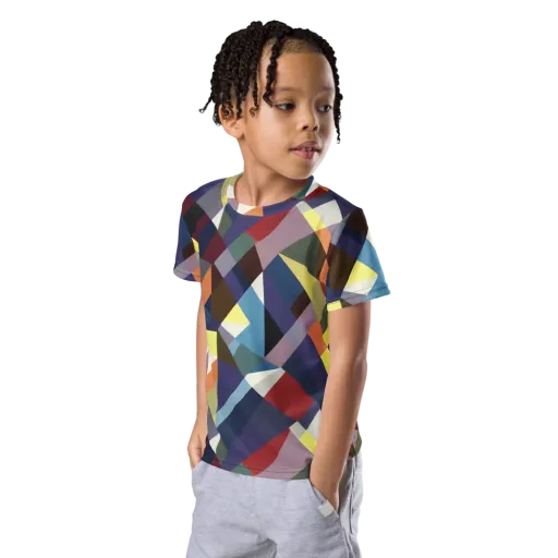 Prismatic Relay on a Kids Crew Neck T-Shirt