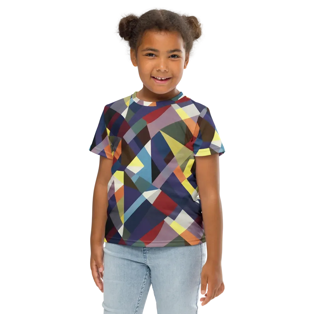 Prismatic Relay on Kids Crew Neck T-Shirt — Front