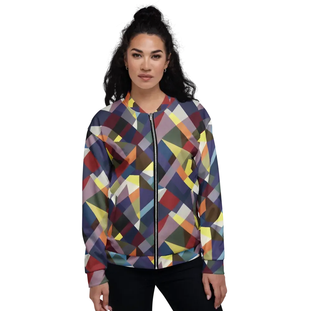 Prismatic Relay on Bomber Jacket — Front