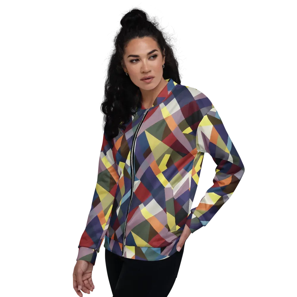 Prismatic Relay on Bomber Jacket — Left