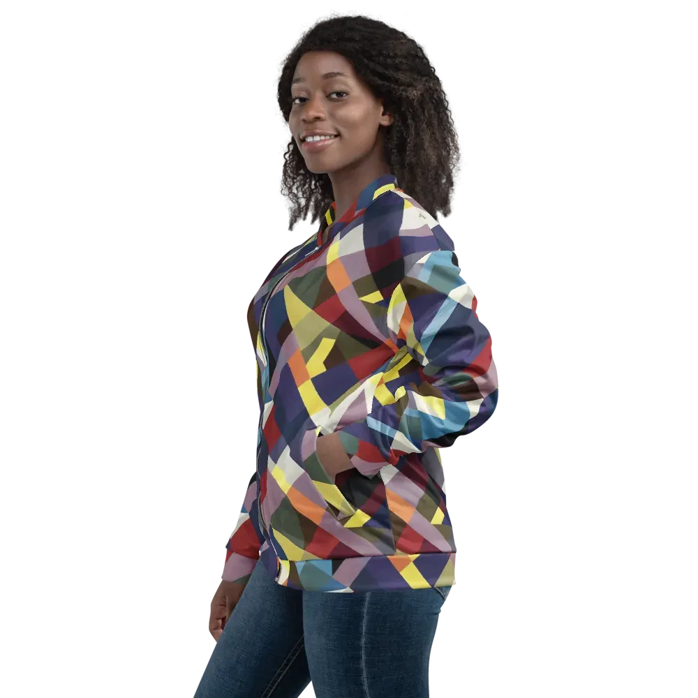 Prismatic Relay on Bomber Jacket — Left
