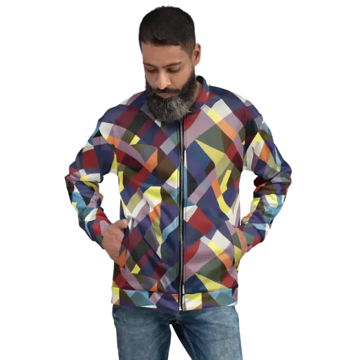 Prismatic Relay on a Bomber Jacket