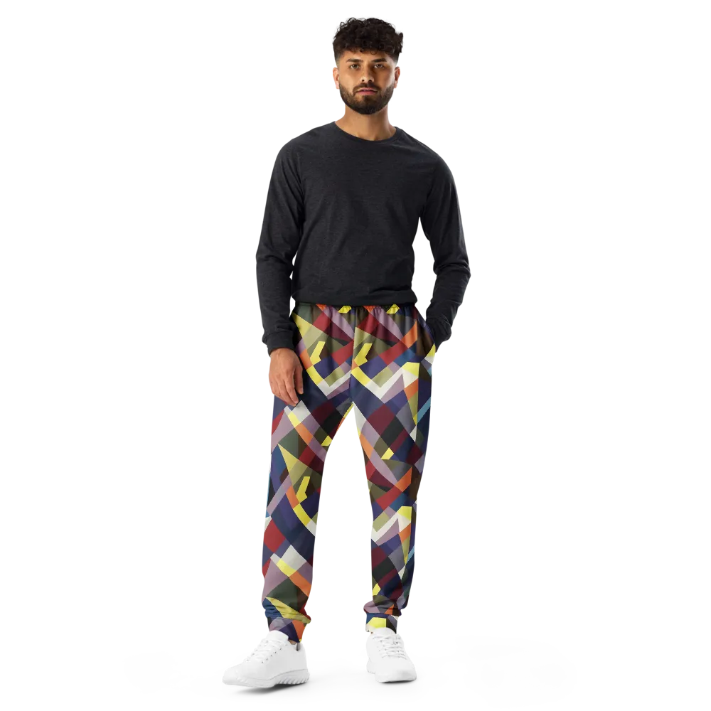 Prismatic Relay on Men's Joggers — Front
