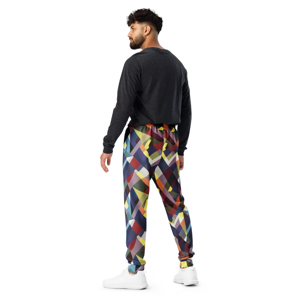 Prismatic Relay on Men's Joggers — Back