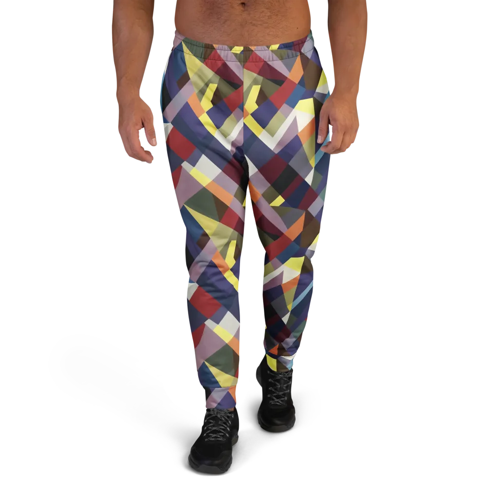 Prismatic Relay on Men's Joggers — Front