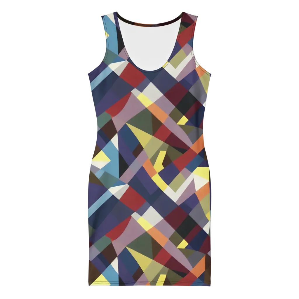 Prismatic Relay on Bodycon Dress — Front