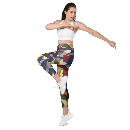 Prismatic Relay on a Leggings with Pockets