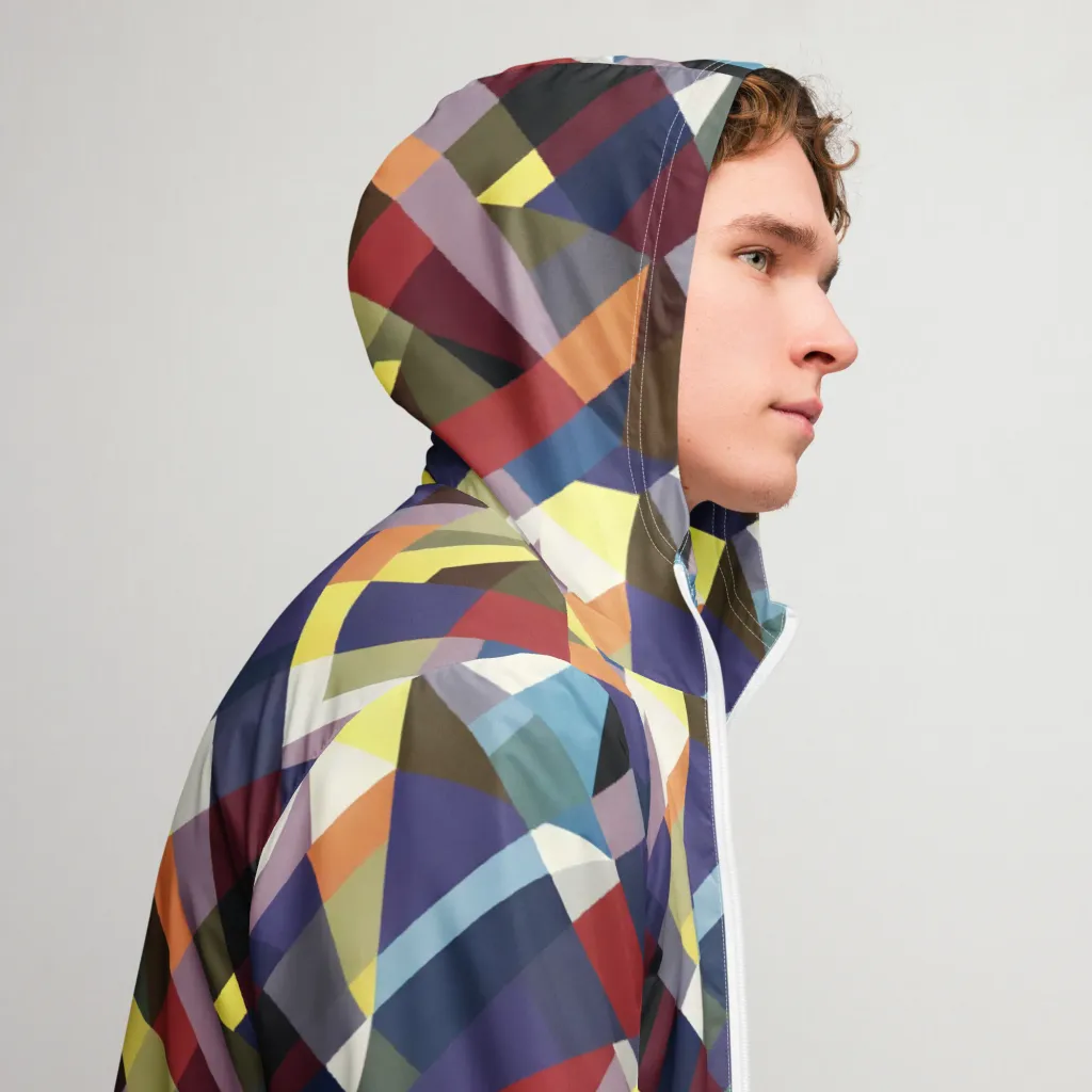 Prismatic Relay on Men's Windbreaker — Right