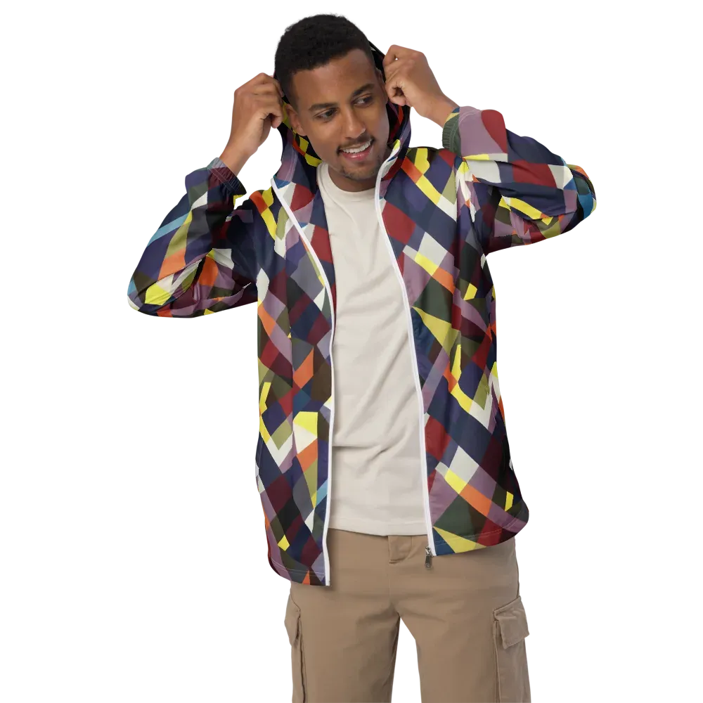 Prismatic Relay on Men's Windbreaker — Front