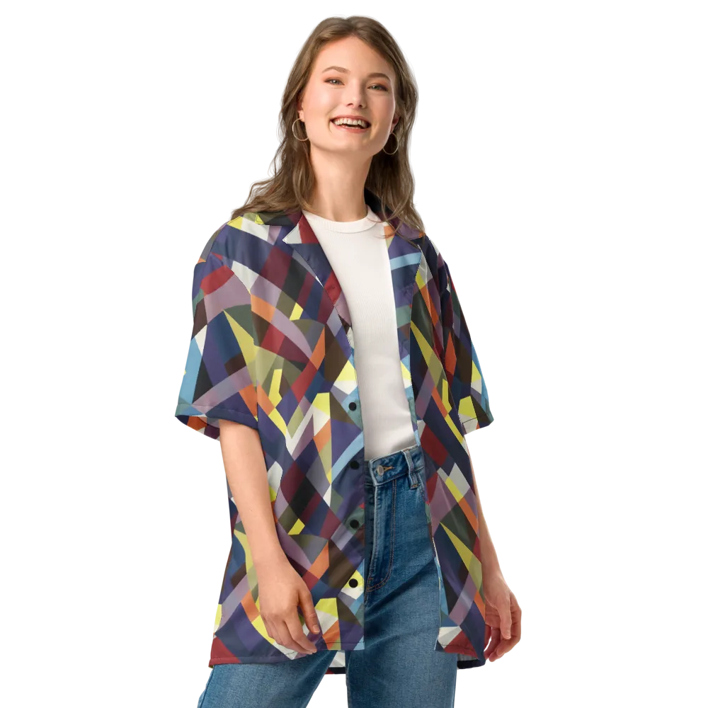 Prismatic Relay on Button Shirt — Front