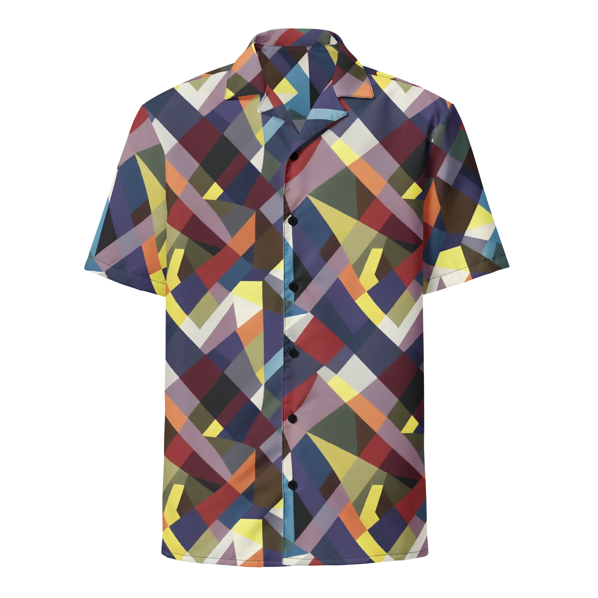 Prismatic Relay on Button Shirt — Front